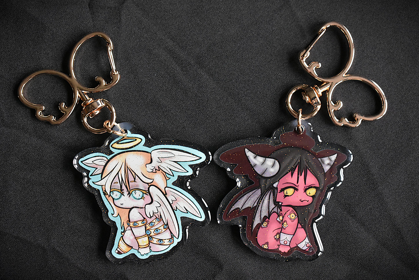 Devil or Angel Keychain