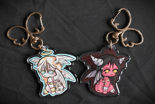 Devil or Angel Keychain
